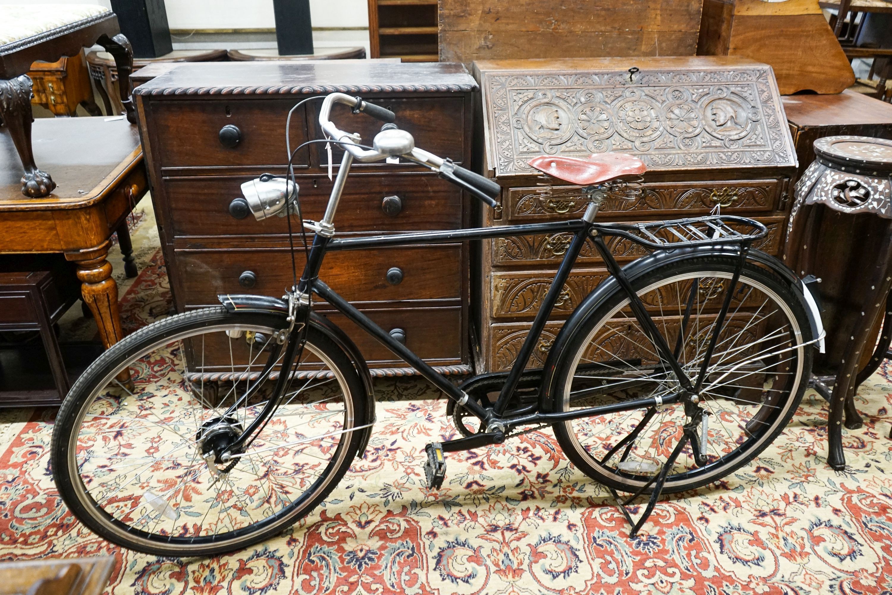 A gentleman's vintage bicycle